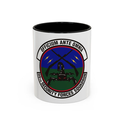 99th Security Forces Squadron (U.S. Air Force) Accent Coffee Mug