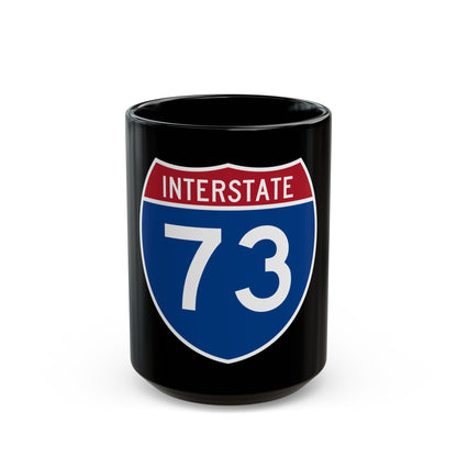 Interstate 73 (U.S. Highways) Black Coffee Mug