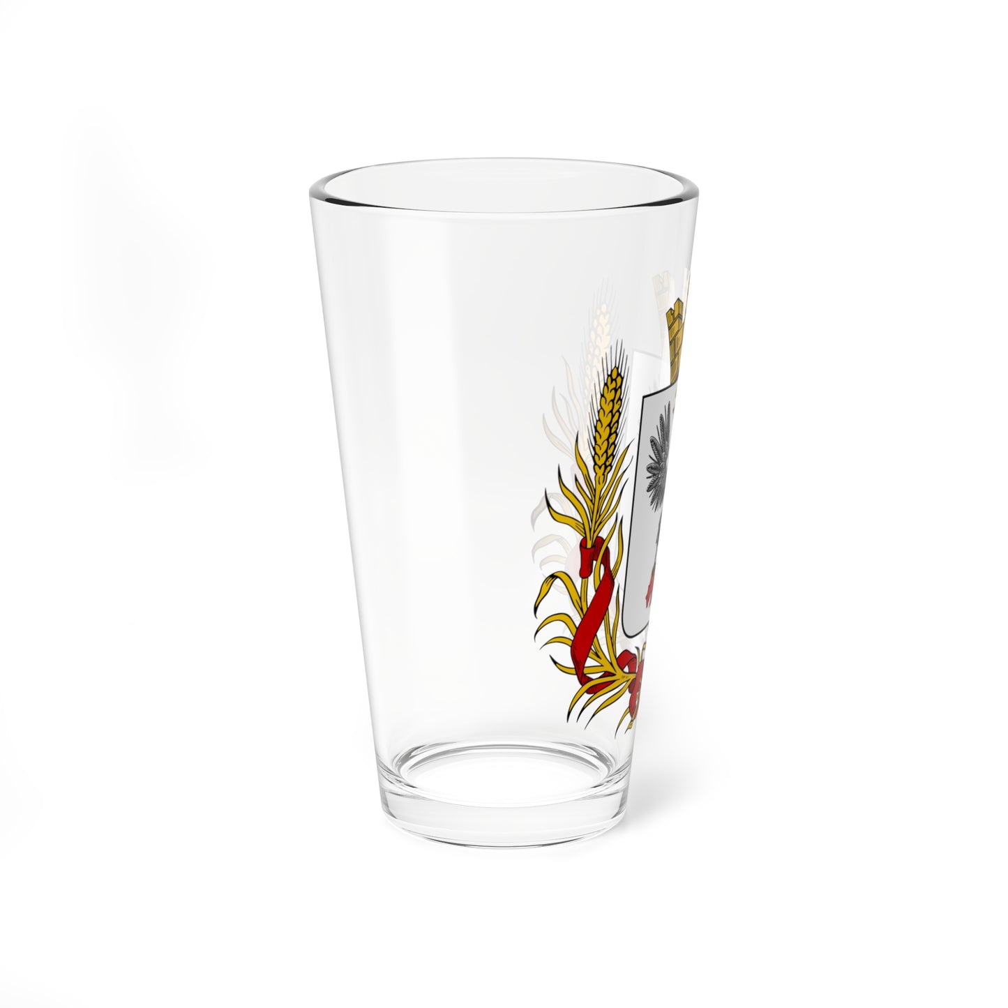 Coat of arms of Yakutsk 1875 (Russia) (Coat of Arms) Pint Glass 16oz