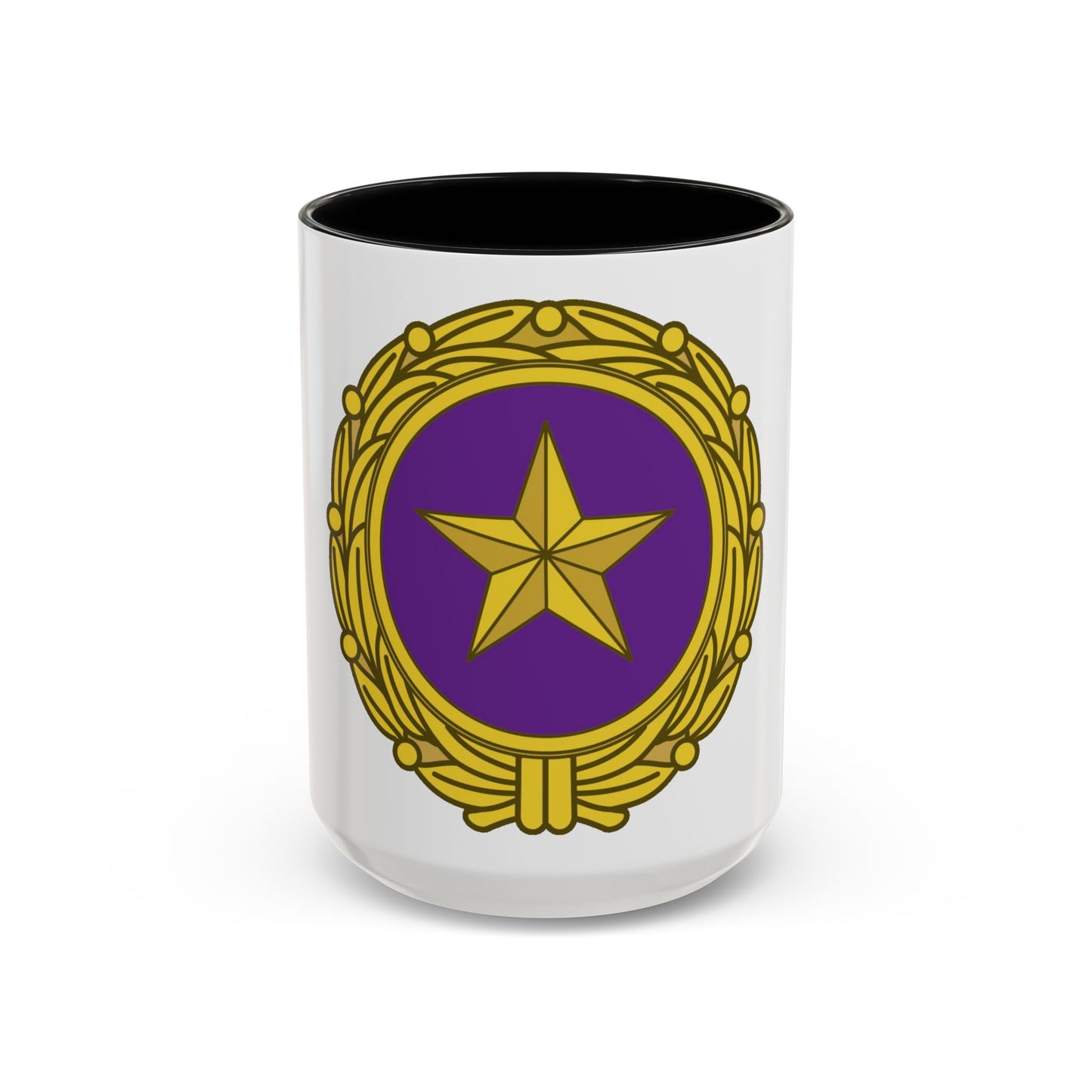 Gold Star Lapel (U.S. Army) Accent Coffee Mug