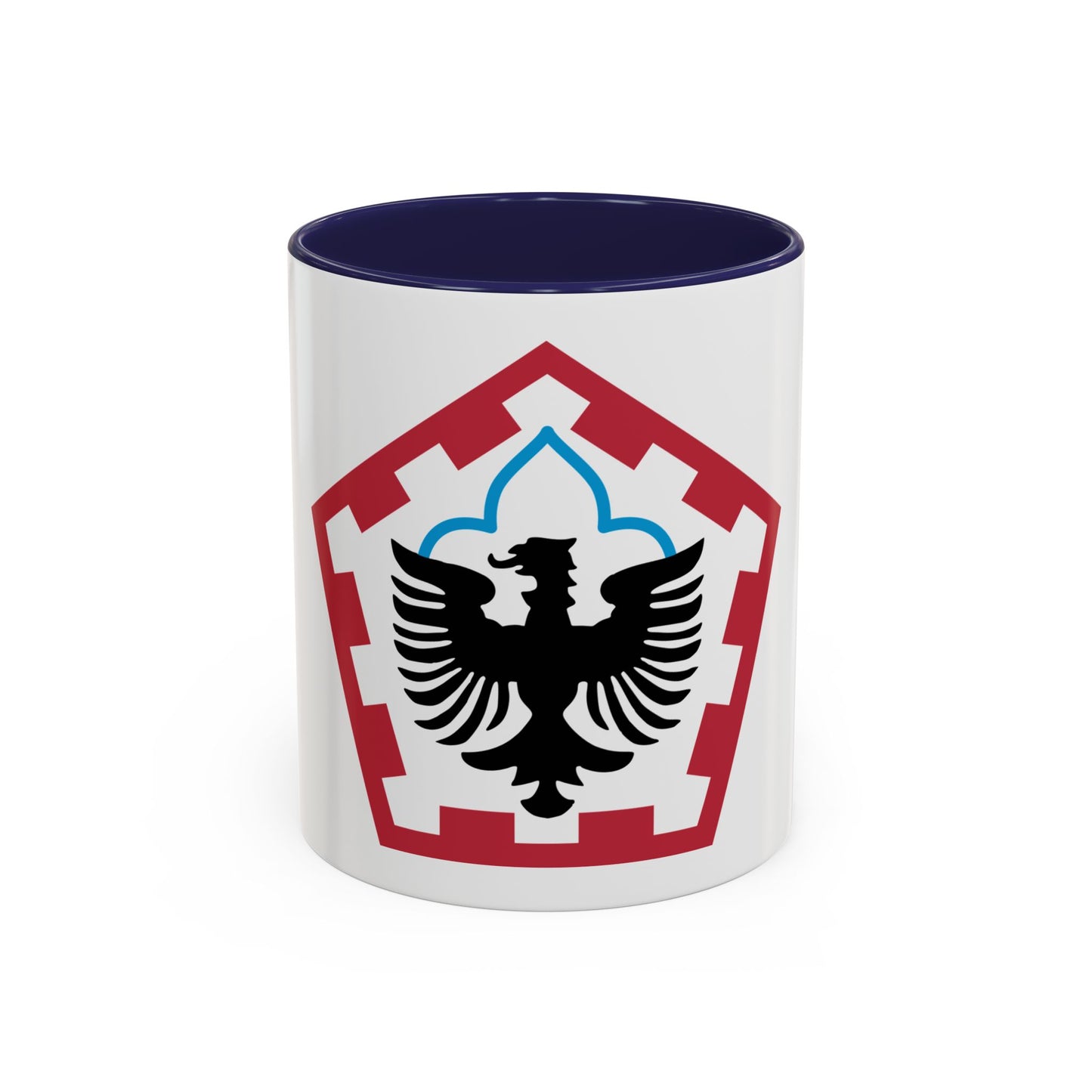 555th Engineer Brigade (U.S. Army) Accent Coffee Mug