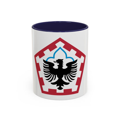 555th Engineer Brigade (U.S. Army) Accent Coffee Mug