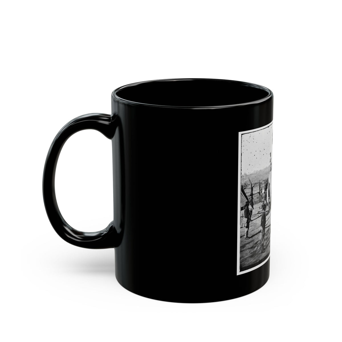 Atlanta, Georgia. Sherman's Men In Confederate Fort-2 (U.S. Civil War) Black Coffee Mug