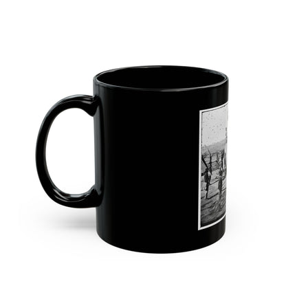 Atlanta, Georgia. Sherman's Men In Confederate Fort-2 (U.S. Civil War) Black Coffee Mug