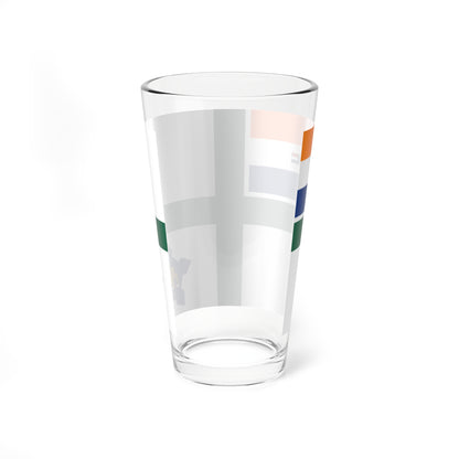 Naval Ensign of South Africa 1981-1994 (South Africa) Pint Glass 16oz