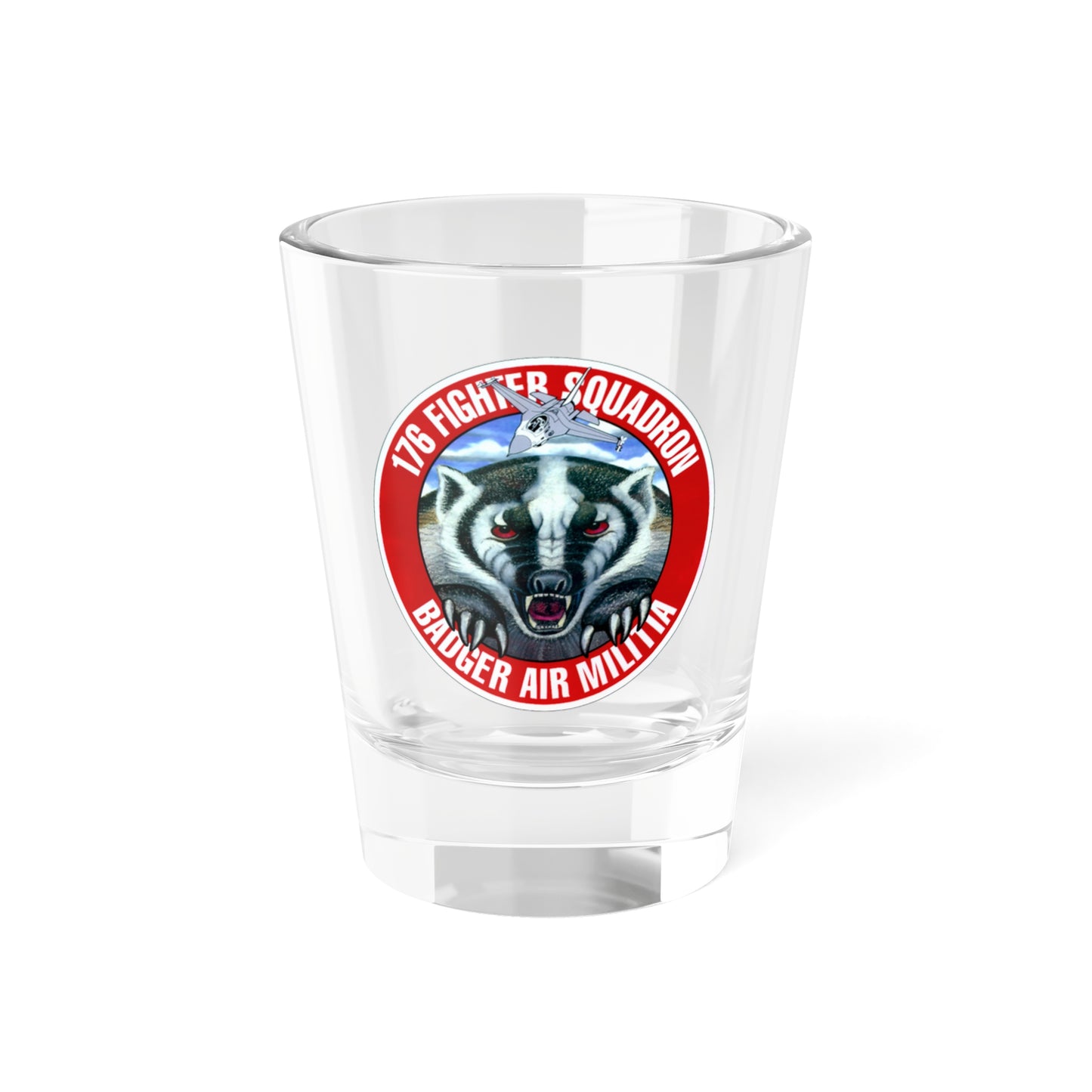 176th Fighter Squadron (U.S. Air Force) Shot Glass 1.5oz