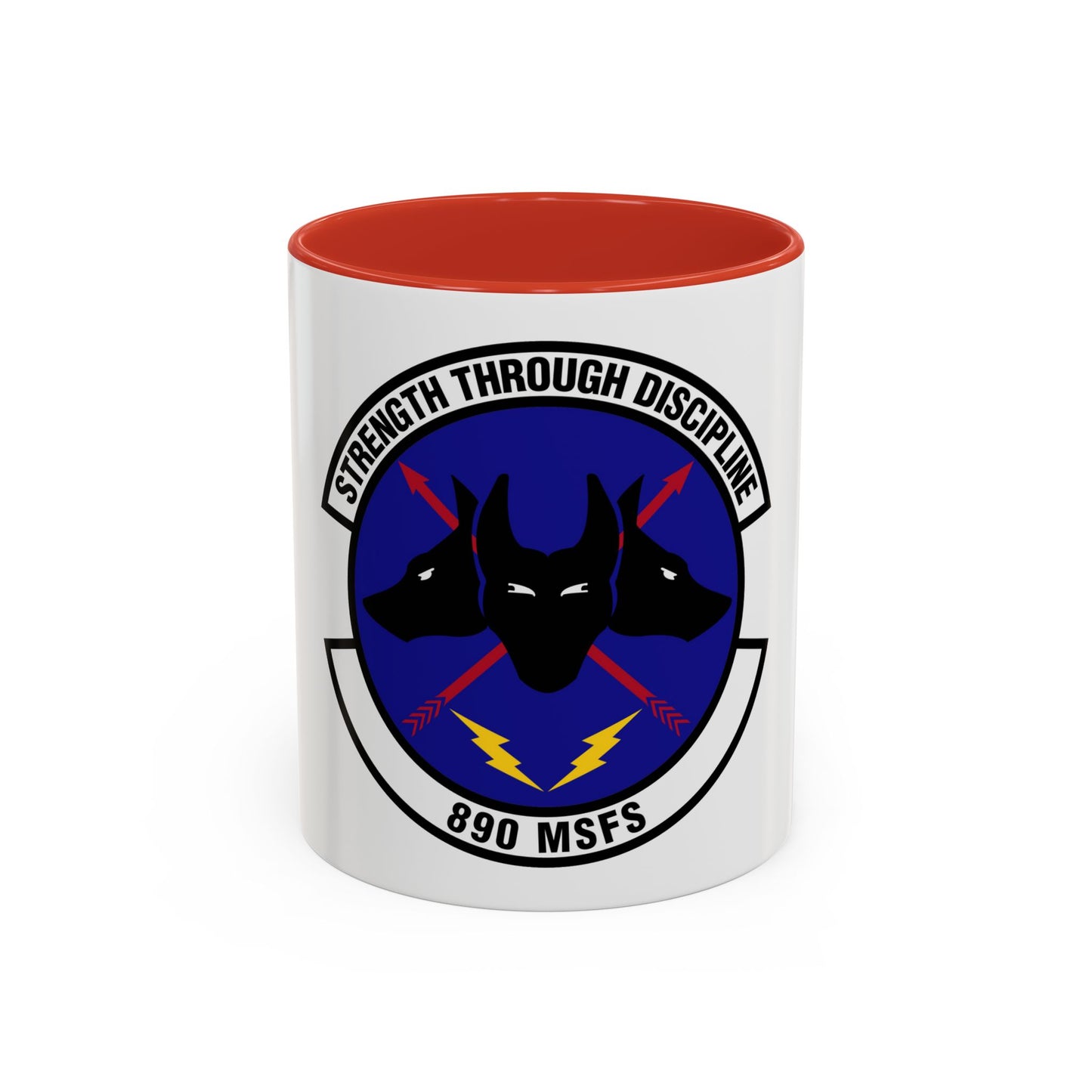 890 Missile Security Forces Squadron AFGSC (U.S. Air Force) Accent Coffee Mug