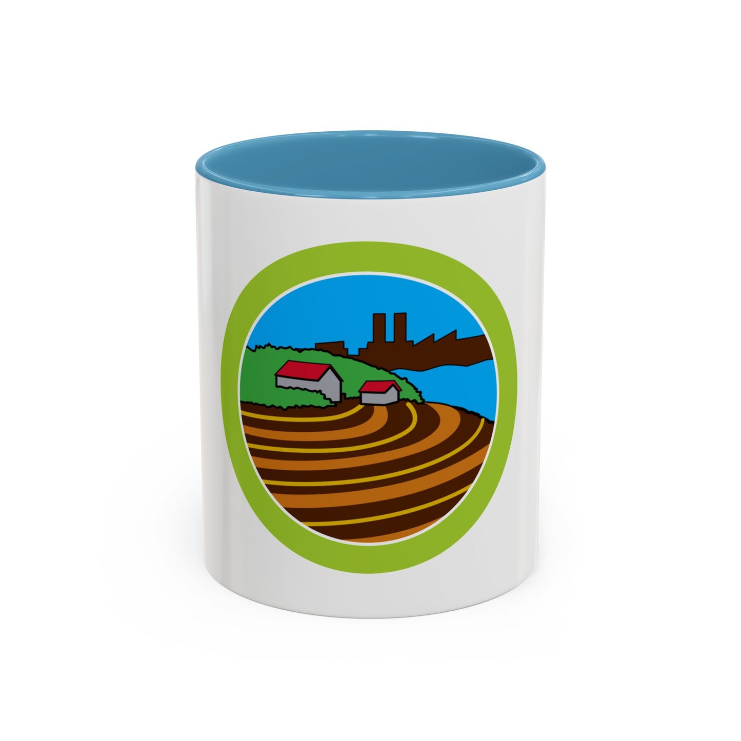 Soil Water Conservation (Boy Scout Merit Badge) Accent Coffee Mug
