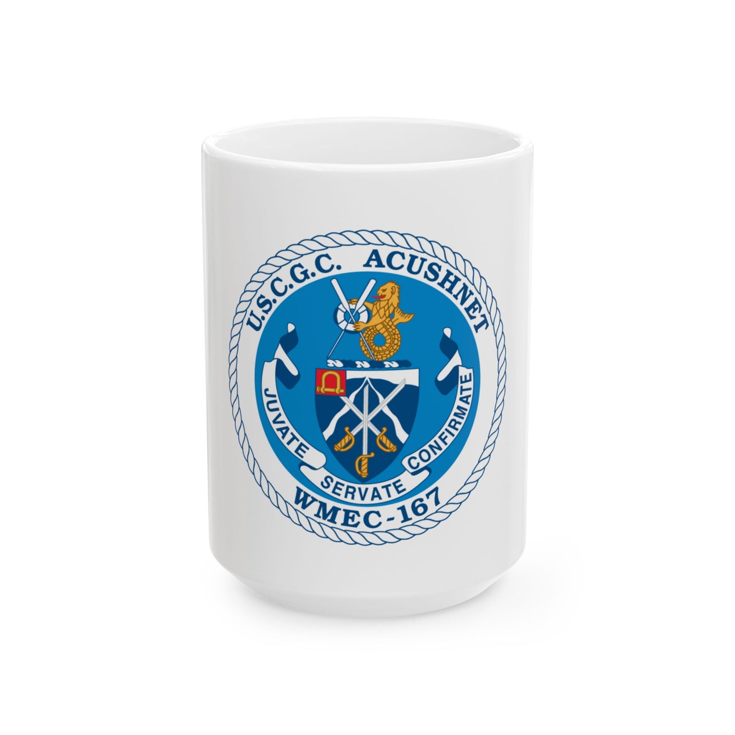 USCGC Acushnet WMEC 167 (U.S. Coast Guard) White Coffee Mug