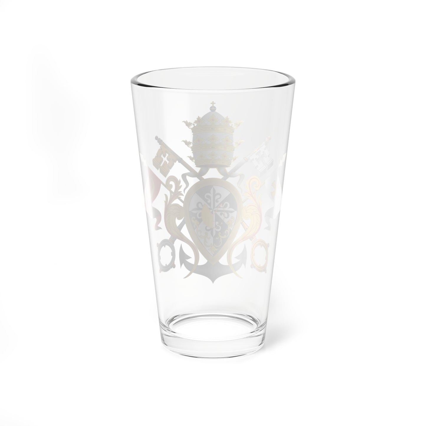 Emblema Tres caídas y Rosario (Spain) (Coat of Arms) Pint Glass 16oz