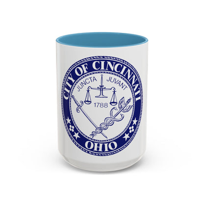 Seal of the City of Cincinnati (Ohio) - Accent Coffee Mug