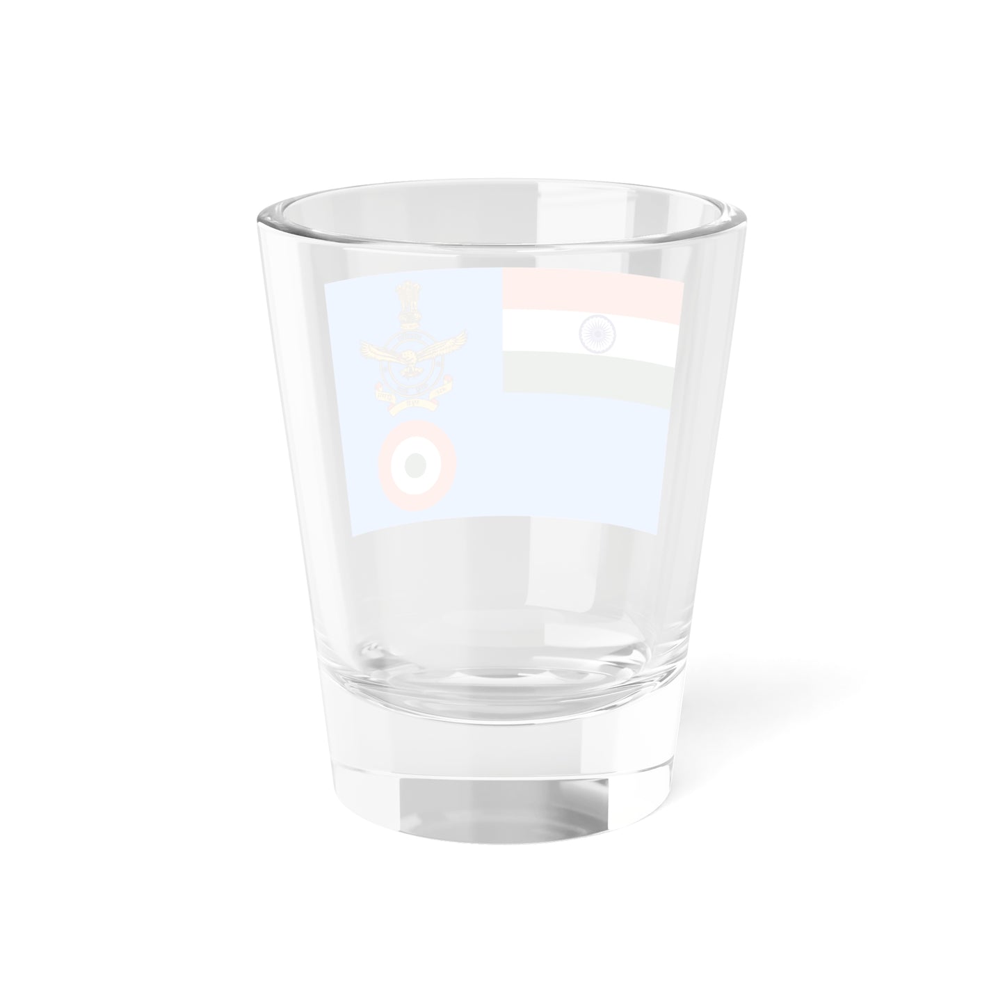 Flag of the Chief of Air Staff and Air Chief Marshal of the Indian Air Force (India) (Coat of Arms) Shot Glass 1.5oz