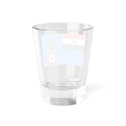 Flag of the Chief of Air Staff and Air Chief Marshal of the Indian Air Force (India) (Coat of Arms) Shot Glass 1.5oz