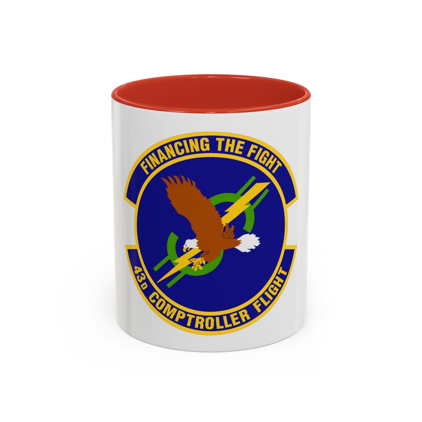 43d Comptroller Flight (U.S. Air Force) Accent Coffee Mug