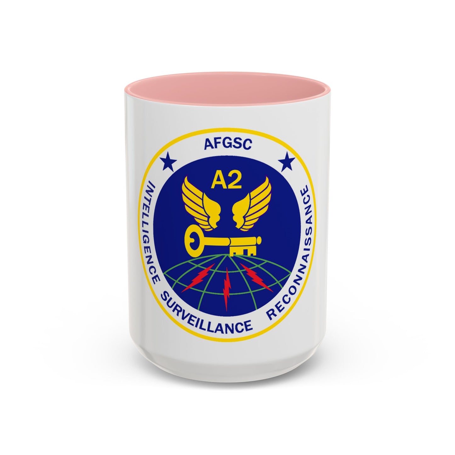 AFGSC A2 (U.S. Air Force) Accent Coffee Mug