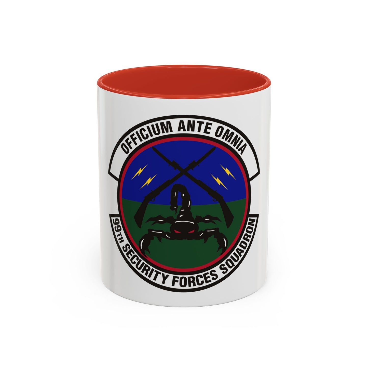 99th Security Forces Squadron (U.S. Air Force) Accent Coffee Mug