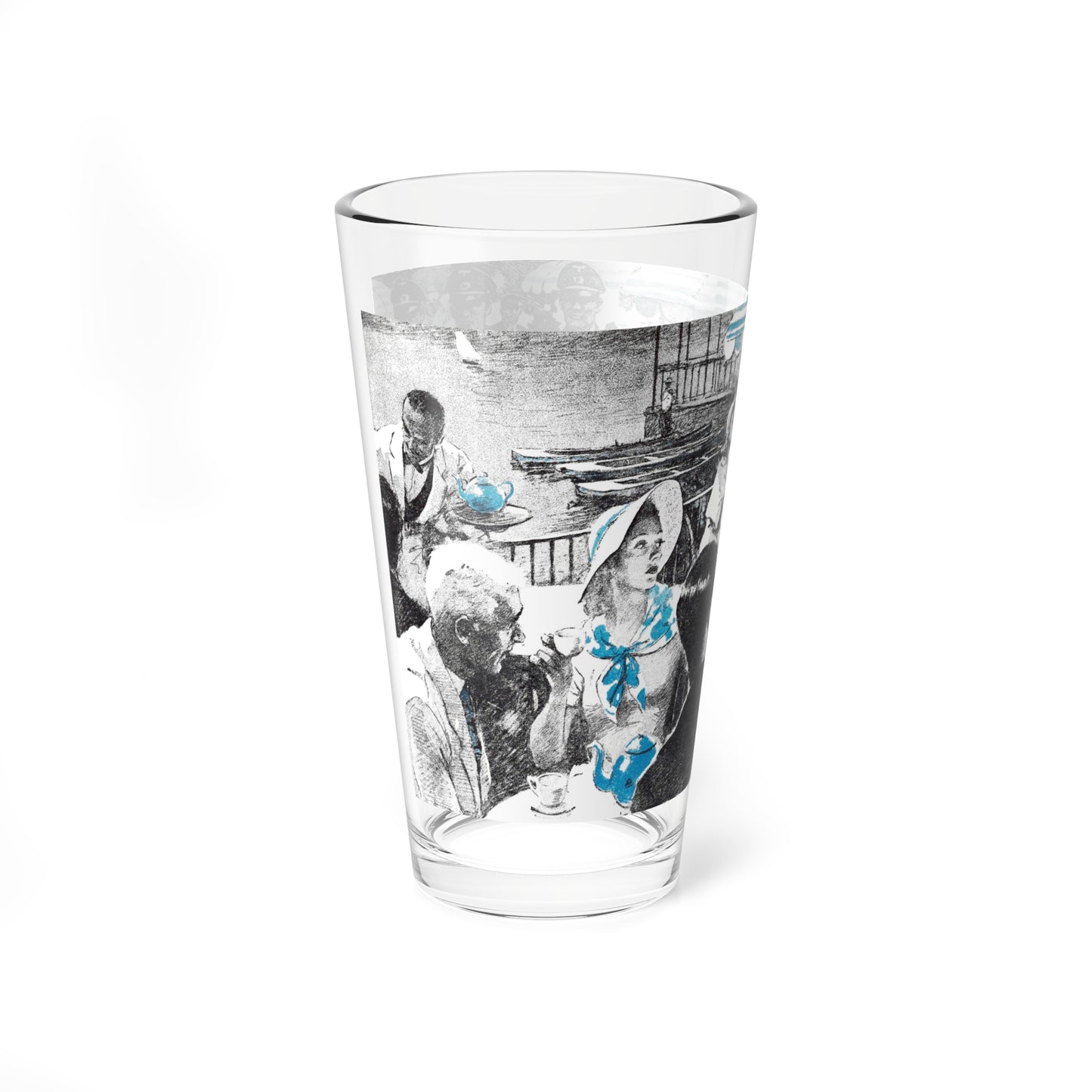 The Course of Justice (1), Blue Book Magazine, April 1948 (Magazine Illustration) Pint Glass 16oz