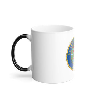Destroyer Sq 60 v2 (U.S. Navy) Color Changing Mug 11oz