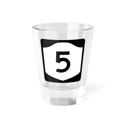 NY-5 (New York) (Road Sign) Shot Glass 1.5oz