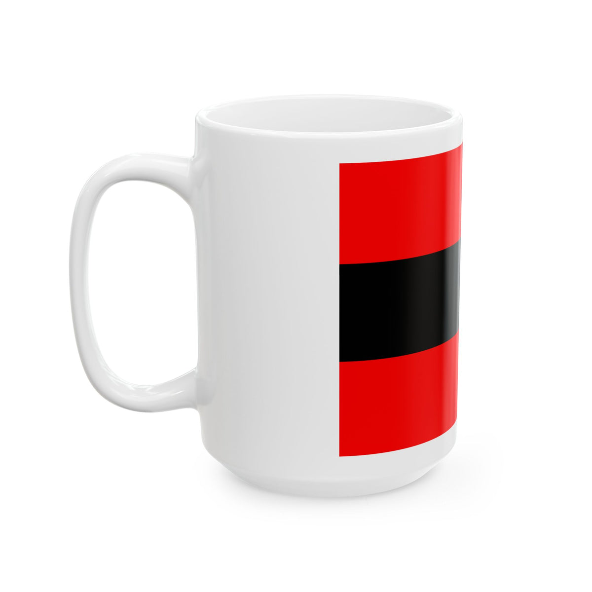 Civil Ensign of Albania - White Coffee Mug