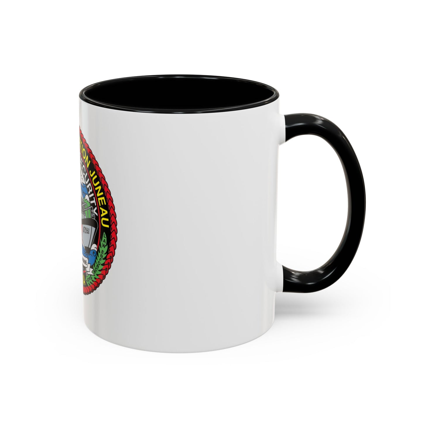 USCG Station Juneau Alaska   Homeland Security (U.S. Coast Guard) Accent Coffee Mug