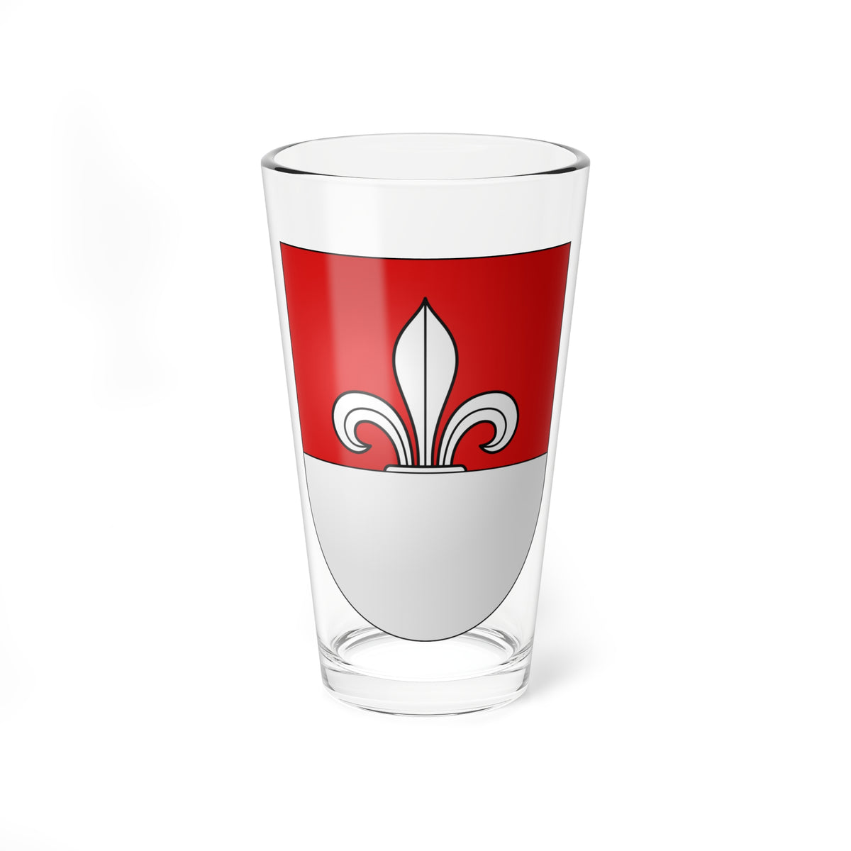 Heitenried-coat of arms (Switzerland) (Coat of Arms) Pint Glass 16oz