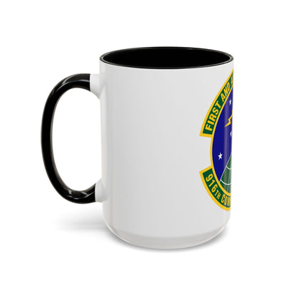 Tasse à café décorative du 916e Escadron de communications (US Air Force)