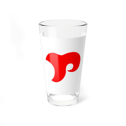Flag of Asashina Nagano 1966-2005 (Japan) Pint Glass 16oz