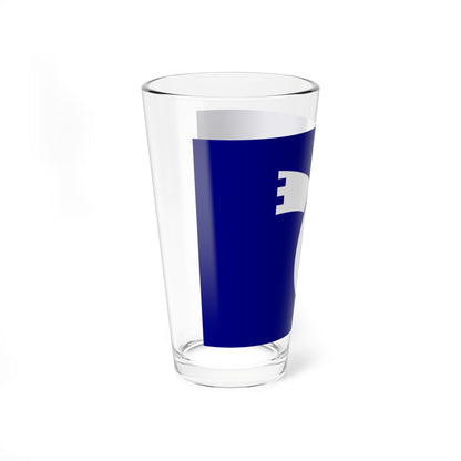 Flag of Takasu Hokkaido (Japan) Pint Glass 16oz