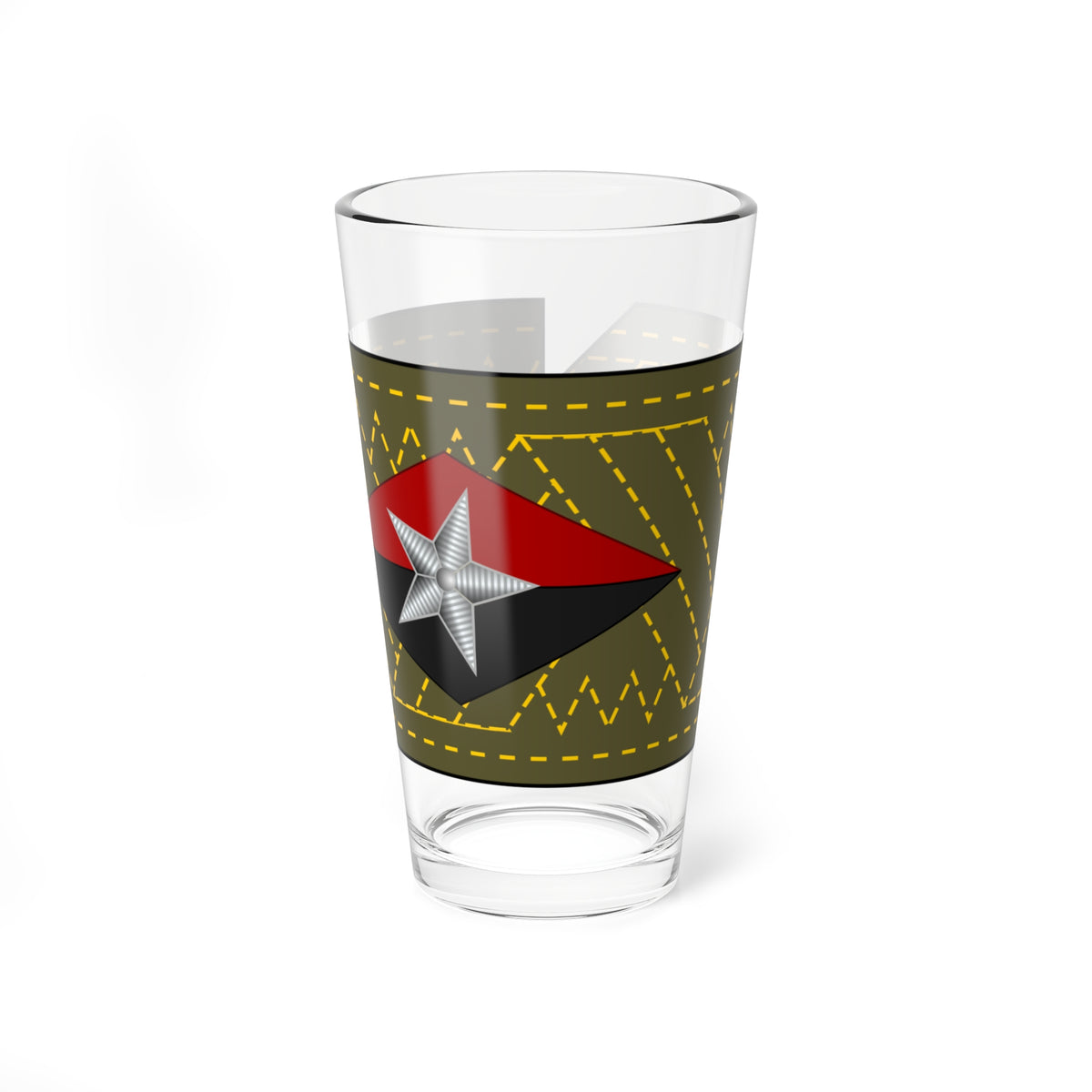 Cuba Army OF 10 Horizontal (Cuba) (Military Rank) Pint Glass 16oz