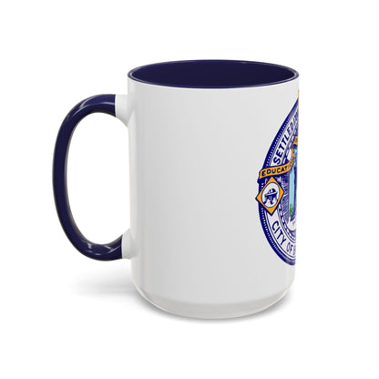 Seal of Brockton Massachusetts - Accent Coffee Mug