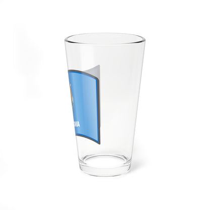 Nuvola Oklahoma flag (United States) Pint Glass 16oz