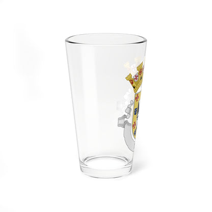 Provisional Coat of Arms of the Colony of Timor (Coat of Arms) Pint Glass 16oz