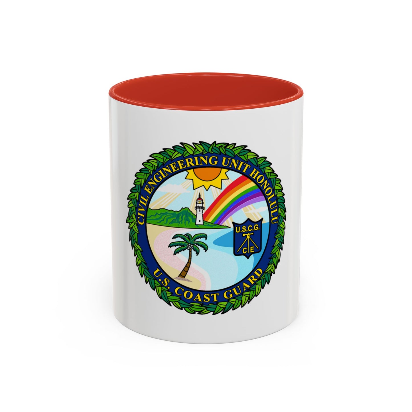 USCG CE Unit Honolulu (U.S. Coast Guard) Accent Coffee Mug
