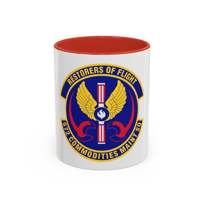 572d Commodities Maintenance Squadron (U.S. Air Force) Accent Coffee Mug