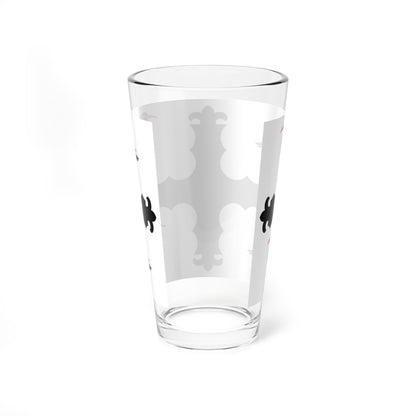 Flag of Flintshire (United Kingdom) Pint Glass 16oz