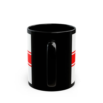 Flag of the City of Melbourne Australia - Black Coffee Mug-Go Mug Yourself