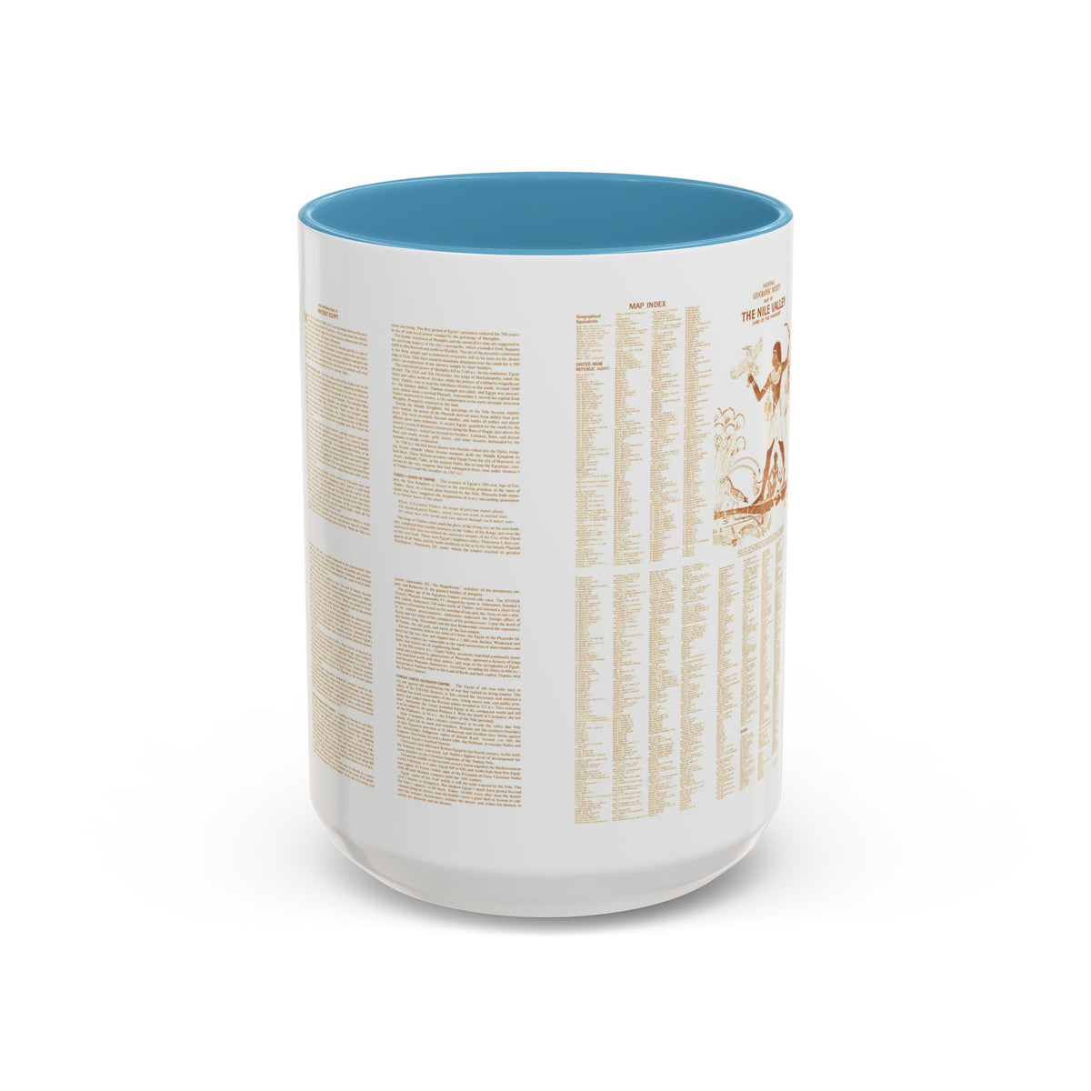 Egypt - Your Introduction to Ancient (1965) (Map) Accent Coffee Mug