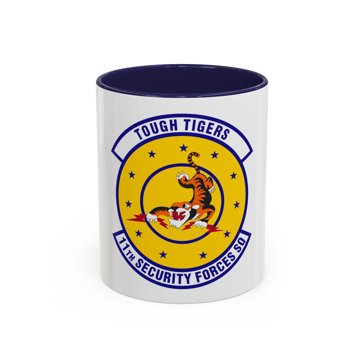 11 Security Forces Squadron USAF (U.S. Air Force) Accent Coffee Mug