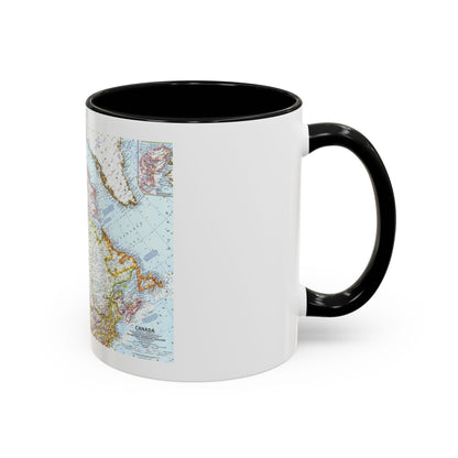Canada (1961) (Map) Accent Coffee Mug