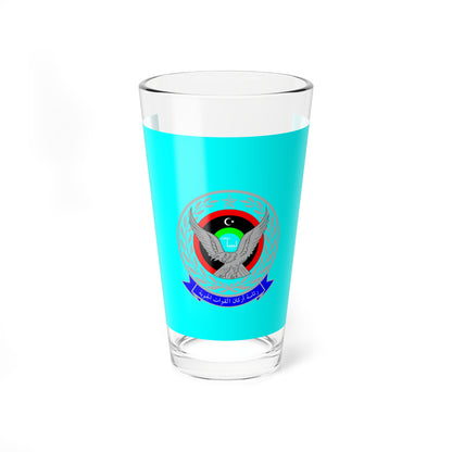 Flag of the Libyan Air Force (Libya) Pint Glass 16oz