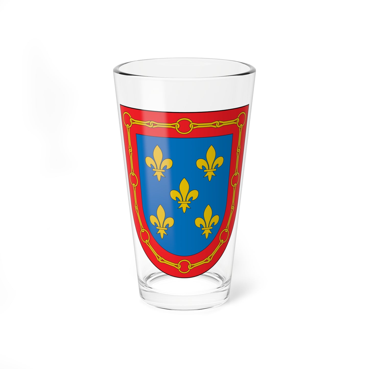 Escudo de Burlada Simple (Spain) (Coat of Arms) Pint Glass 16oz