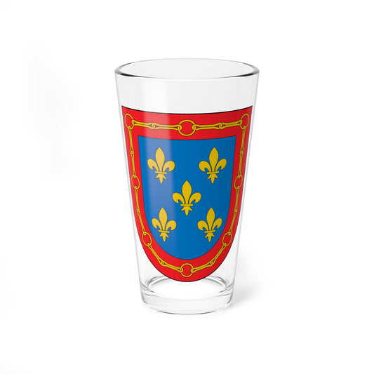 Escudo de Burlada Simple (Spain) (Coat of Arms) Pint Glass 16oz