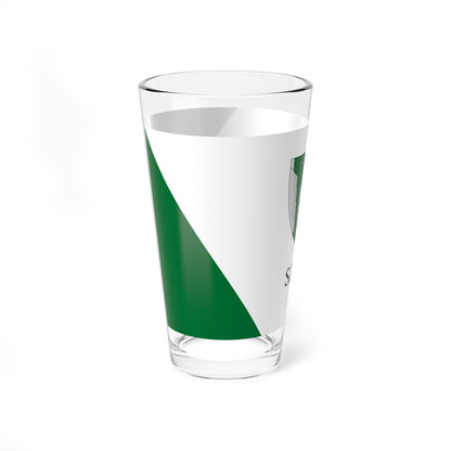 Flag of Szob reverse (Hungary) Pint Glass 16oz