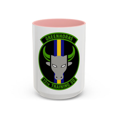 12 Training Sq AETC (U.S. Air Force) Accent Coffee Mug