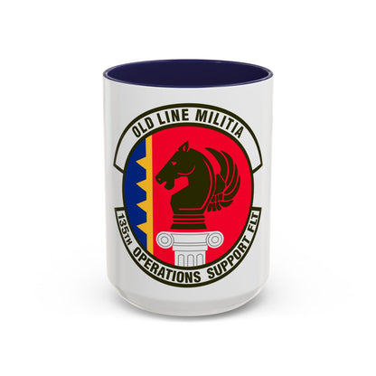 135th Operations Support Flight (U.S. Air Force) Accent Coffee Mug