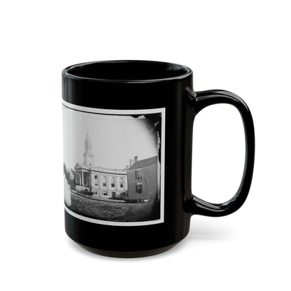 Warrenton, Va. Courthouse (U.S. Civil War) Black Coffee Mug