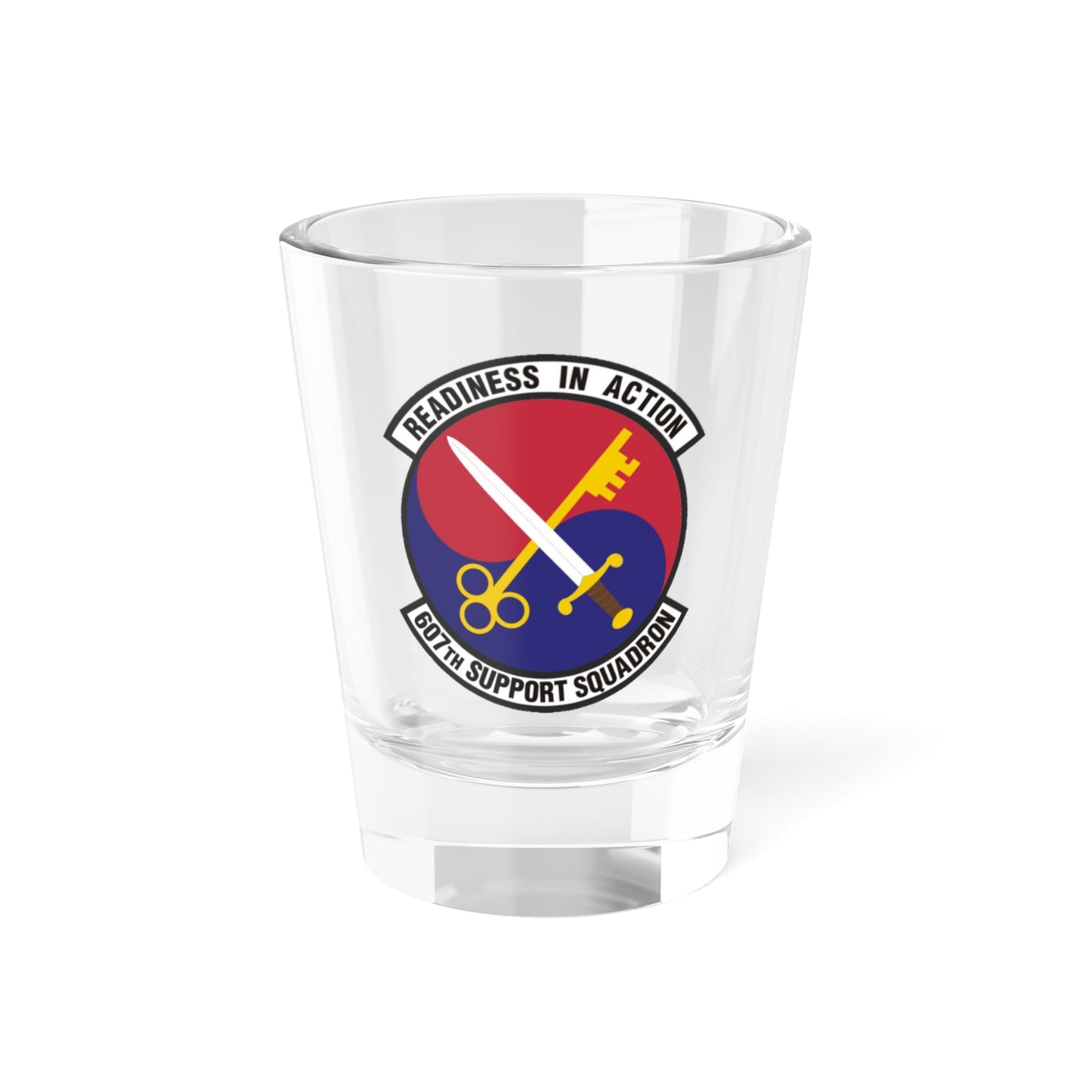 Verre à liqueur 607e escadron de soutien (US Air Force) 1,5 oz