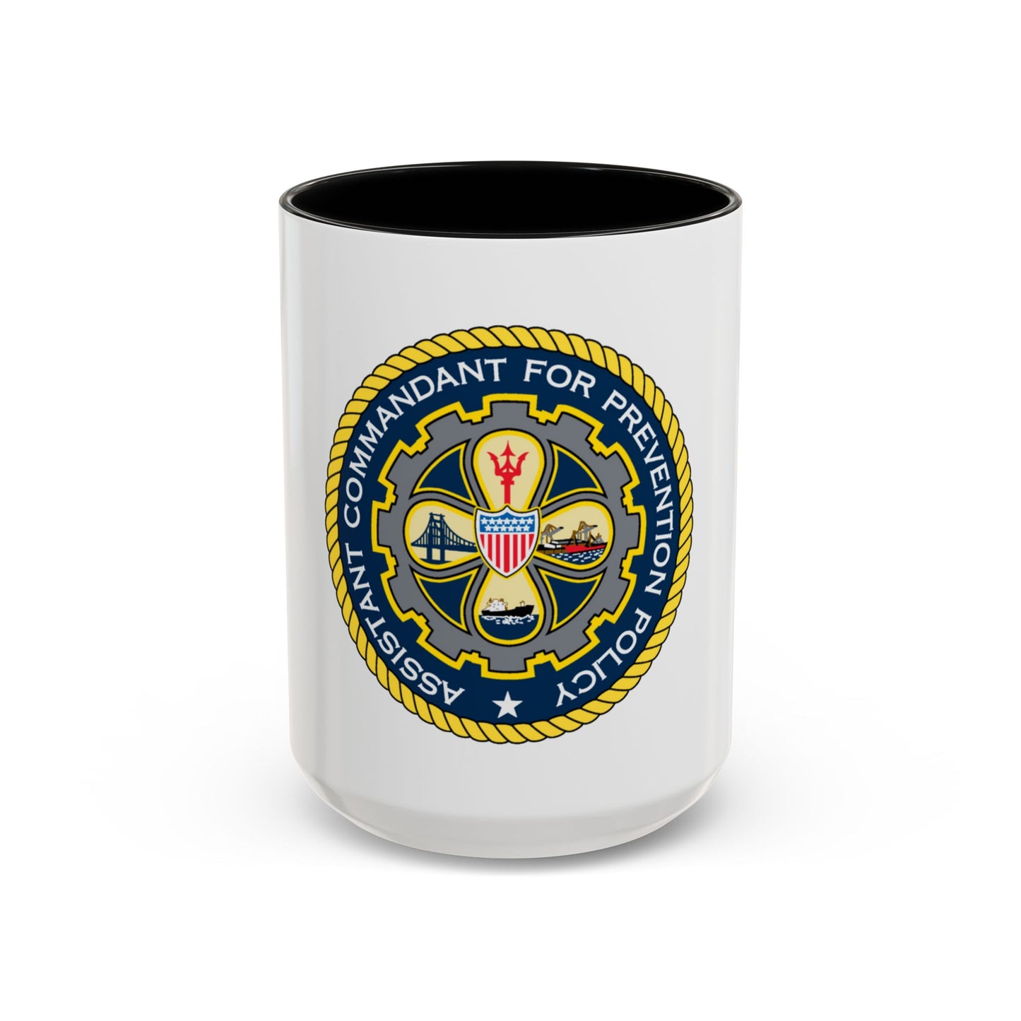 USCG Assistant Commandant for Prevention Policy (U.S. Coast Guard) Accent Coffee Mug