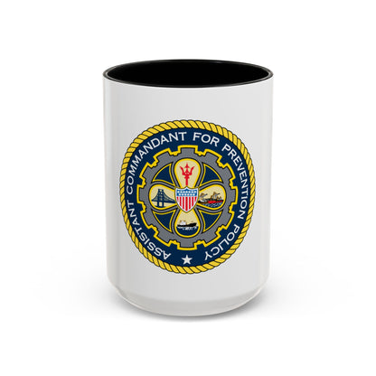 USCG Assistant Commandant for Prevention Policy (U.S. Coast Guard) Accent Coffee Mug